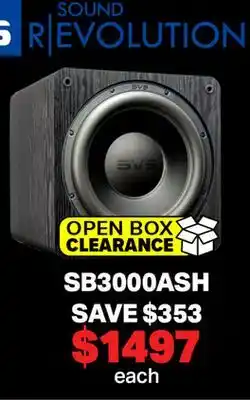 2001 Audio Video 3000w Subwoofer offer