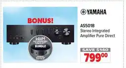2001 Audio Video AS501B YAMAHA Stereo Integrated Amplifier Pure Direct offer