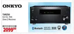 2001 Audio Video TXRZ50 ONKYO 9.2 Ch. THX Zone 2 Receiver offer