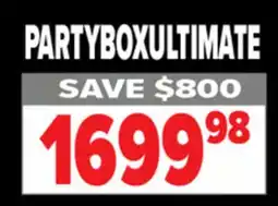 2001 Audio Video PARTYBOXULTIMATE JBL Keep The Party Going JBL Party Boxes! offer