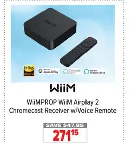 2001 Audio Video WiiMPROP WiiM Airplay 2 Chromecast Receiver w/Voice Remote offer