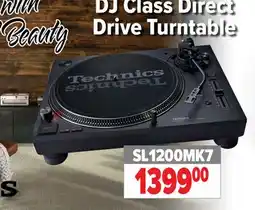 2001 Audio Video DJ Class Direct Drive Turntable offer
