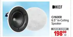 2001 Audio Video Ci160ER 6.5 KEF In-Ceiling Speaker offer