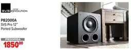 2001 Audio Video SVS PB2000A SVS Pro 12 Ported Subwoofer offer