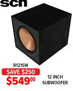 2001 Audio Video Klipsch 12 INCH SUBWOOFER offer