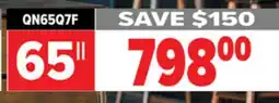 2001 Audio Video QN65Q7F- 65 QLED 4K TIZEN OS SMART TV offer