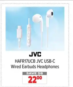 2001 Audio Video HAFR17UCB JVC USB-C Wired Earbuds Headphones offer