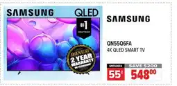 2001 Audio Video SAMSUNG 55 4K QLED SMART TV offer