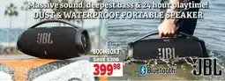 2001 Audio Video DUST & WATERPROOF PORTABLE SPEAKER offer