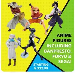 GameStop ANIME FIGURES offer