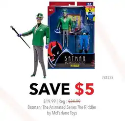GameStop Batman: The Animated Series The Riddler by McFarlane Toys offer
