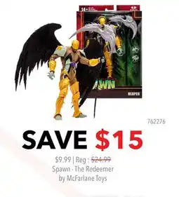 GameStop Spawn - The Redeemer by McFarlane Toys offer