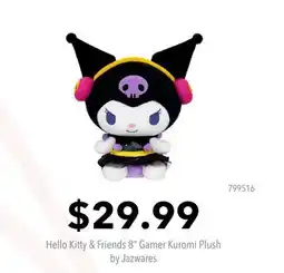 GameStop Hello Kitty & Friends 8 Gamer Kuromi Plush by Jazwares offer
