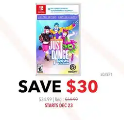 GameStop Just Dance 2026 Edition Nintendo Switch offer