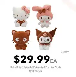 GameStop Hello Kitty & Friends 8 Assorted Premier Plush by Jazwares offer