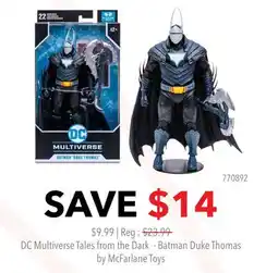 GameStop DC Multiverse Tales from the Dark - Batman Duke Thomas by McFarlane Toys offer
