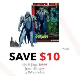 GameStop Spawn - Disruptor by McFarlane Toys offer