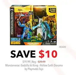 GameStop Monsterverse: Godzilla Vs Kong - Hollow Earth Diorama by Playmates Toys offer