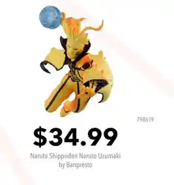 GameStop Naruto Shippuden Naruto Uzumaki by Banpresto offer