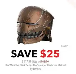 GameStop Star Wars The Black Series The Stranger Electronic Helmet by Hasbro offer