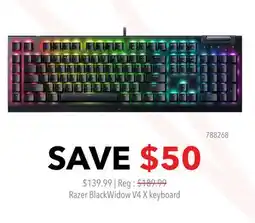 GameStop Razer BlackWidow V4 X keyboard offer