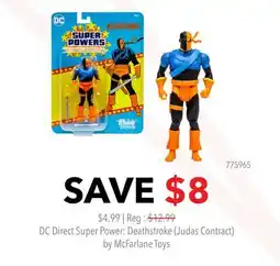 GameStop DC Direct Super Power: Deathstroke (Judas Contract) by McFarlane Toys offer
