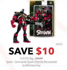 GameStop Spawn - Commando Spawn (Digitally Remastered) by McFarlane Toys offer