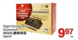 T&T Supermarket SIGOL SEASONED SEAWEED, 5GX24 offer