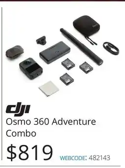 Vistek Osmo 360 Adventure Combo offer