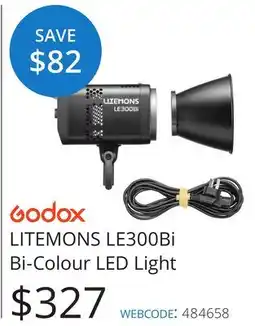 Vistek LITEMONS LE300Bi Bi-Colour LED Light offer