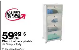 Michaels Chariot à bacs pliable de Simply Tidy offer