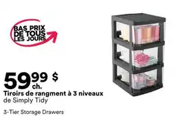 Michaels Tiroirs de rangment à 3 niveaux de Simply Tidy offer