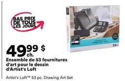 Michaels Ensemble de 53 fournitures d'art pour le dessin d'Artist's Loft offer
