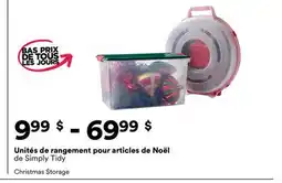 Michaels Unités de rangement pour articles de Noël de Simply Tidy offer