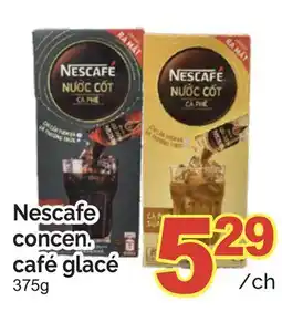 T&T Supermarket NESCAFE CONCEN. CAFÉ GLACÉ 375G offer