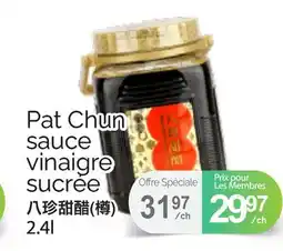 T&T Supermarket PAT CHUN SAUCE VINAIGRE SUCRÉE, 2.4L offer