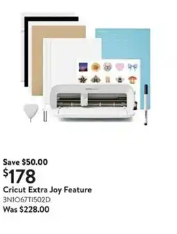 Walmart Cricut Extra Joy Feature offer