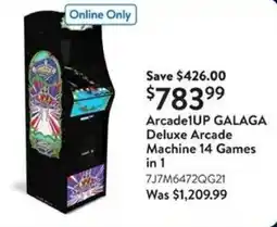 Walmart Arcade1UP GALAGA Deluxe Arcade Machine 14 Games in 1 offer