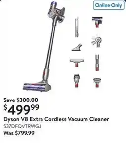 Walmart Dyson V8 Extra Cordless Vacuum Cleaner offer