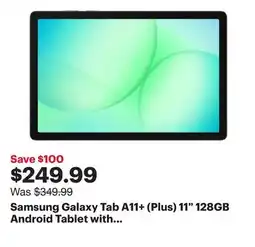 Best Buy Samsung Galaxy Tab A11+ (Plus) 11 128GB Android Tablet with MediaTek MT8775 Processor - Grey offer