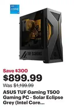 Best Buy ASUS TUF Gaming T500 Gaming PC - Solar Eclipse Grey (Intel Core i5-13420H/16GB RAM/1TB SSD/RTX 3050) offer