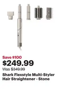 Best Buy Shark Flexstyle Multi-Styler Hair Straightener - Stone offer