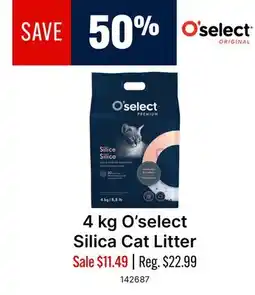 Ren’s Pets Depot O'select Silica Cat Litter offer