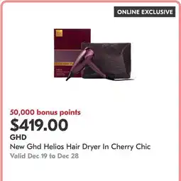 Pharmaprix New Ghd Helios Hair Dryer In Cherry Chic offer