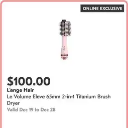 Pharmaprix Le Volume Eleve 65mm 2-in-1 Titanium Brush Dryer offer