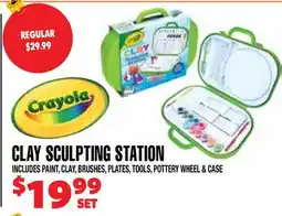 Len's Mill Stores Crayola Clay Sculpting Station offer