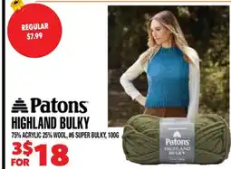 Len's Mill Stores Patons Highland Bulky offer