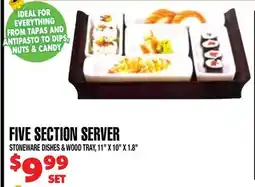 Len's Mill Stores Five Section Server offer