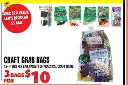 Len's Mill Stores Craft Grab Bags offer