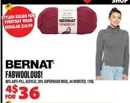 Len's Mill Stores Bernat Fabwoolous offer